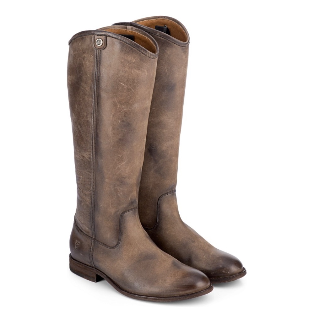 FRYE Brown Leather Riding Boots